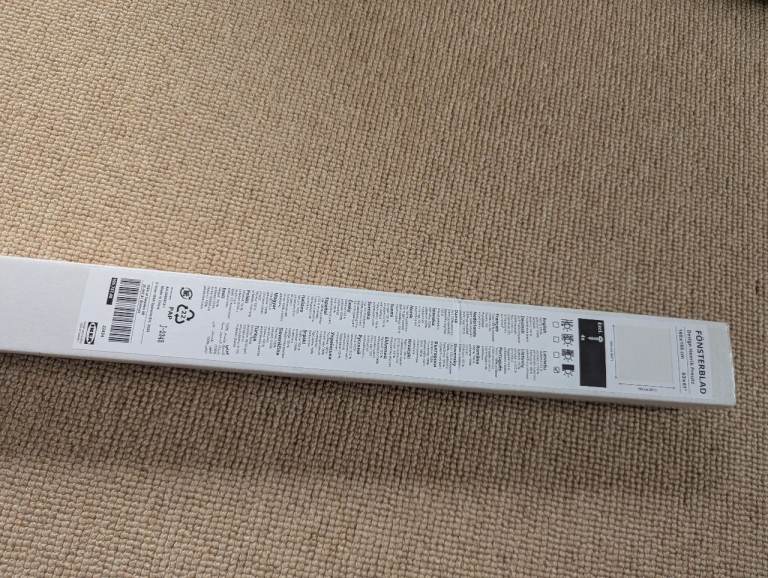 2 x IKEA Fonsterblad black out roller blinds 160 x 155mm