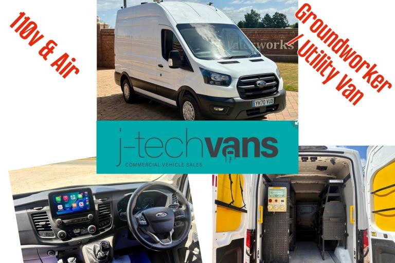 2021 Ford Transit 2.0 EcoBlue 130ps L2 H3 Leader Van ***PTO Compressor / Generator*** PANEL VAN D...