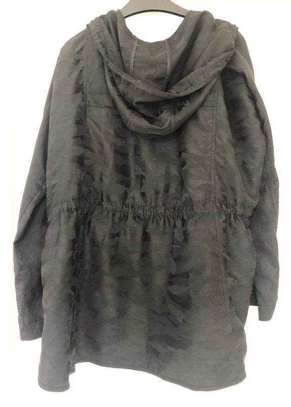 H&M lightweight, black, hooded jacket EUR XS/ 6