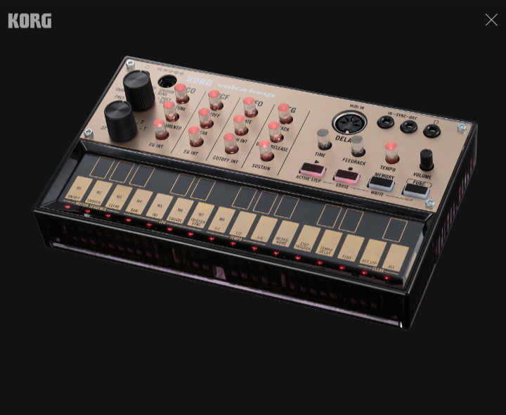 Korg volca keys analogue loop synthesiser 