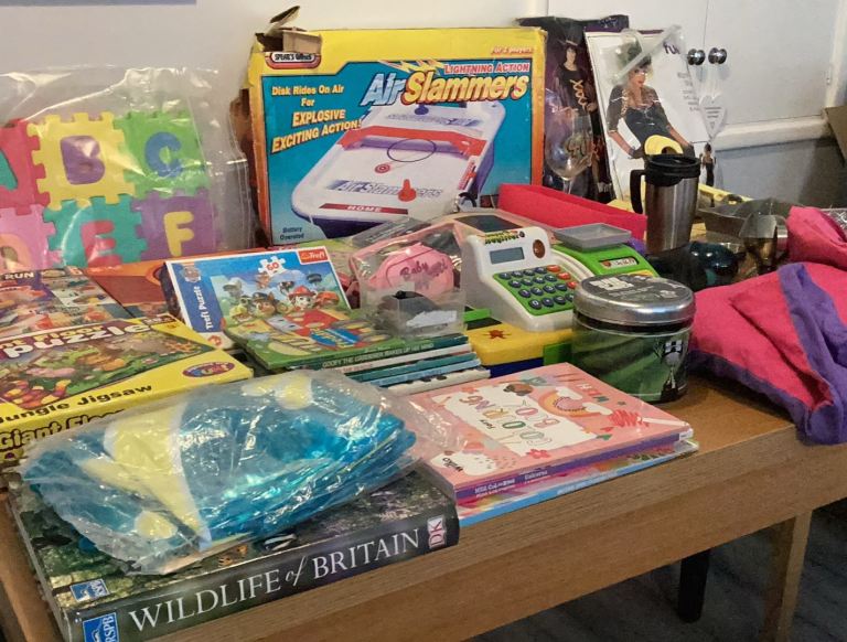 Car boot items