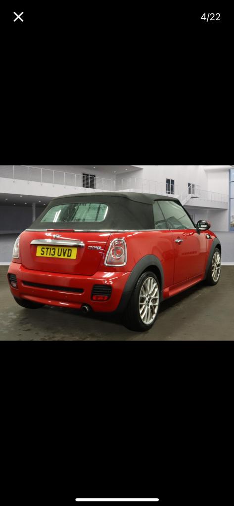 2013 MINI Convertible 1.6 Cooper 2dr CONVERTIBLE Petrol Manual