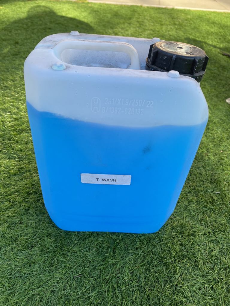 T wash surface preparation 