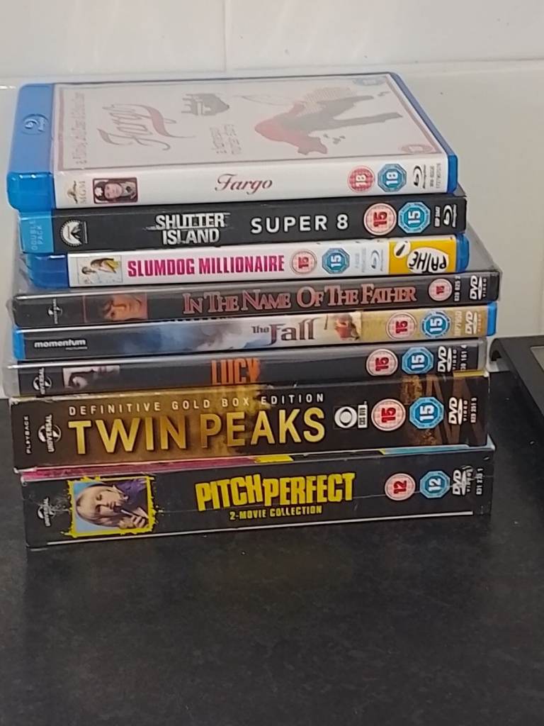 DVD box sets and Blu-rays