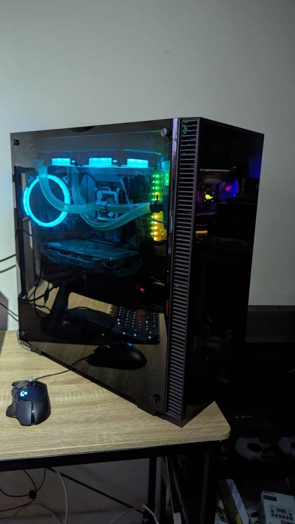 image for Desktop + Monitor + WiFi equipment 