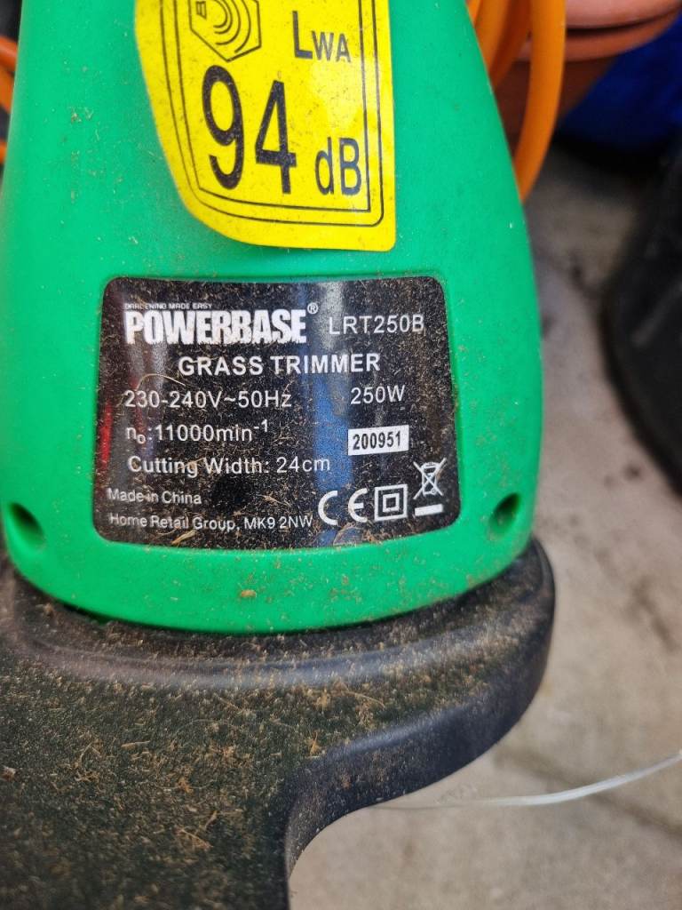 POWERBASE LRT250B Grass Trimmer – Good Condition