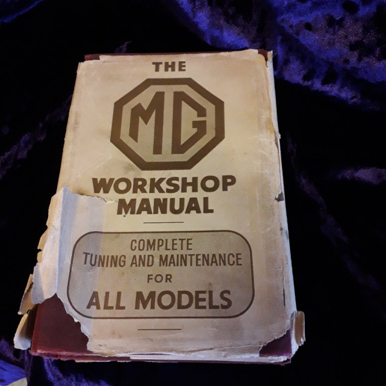 MG workshop manual 1960 (W.E Blower 8th edition) hardback