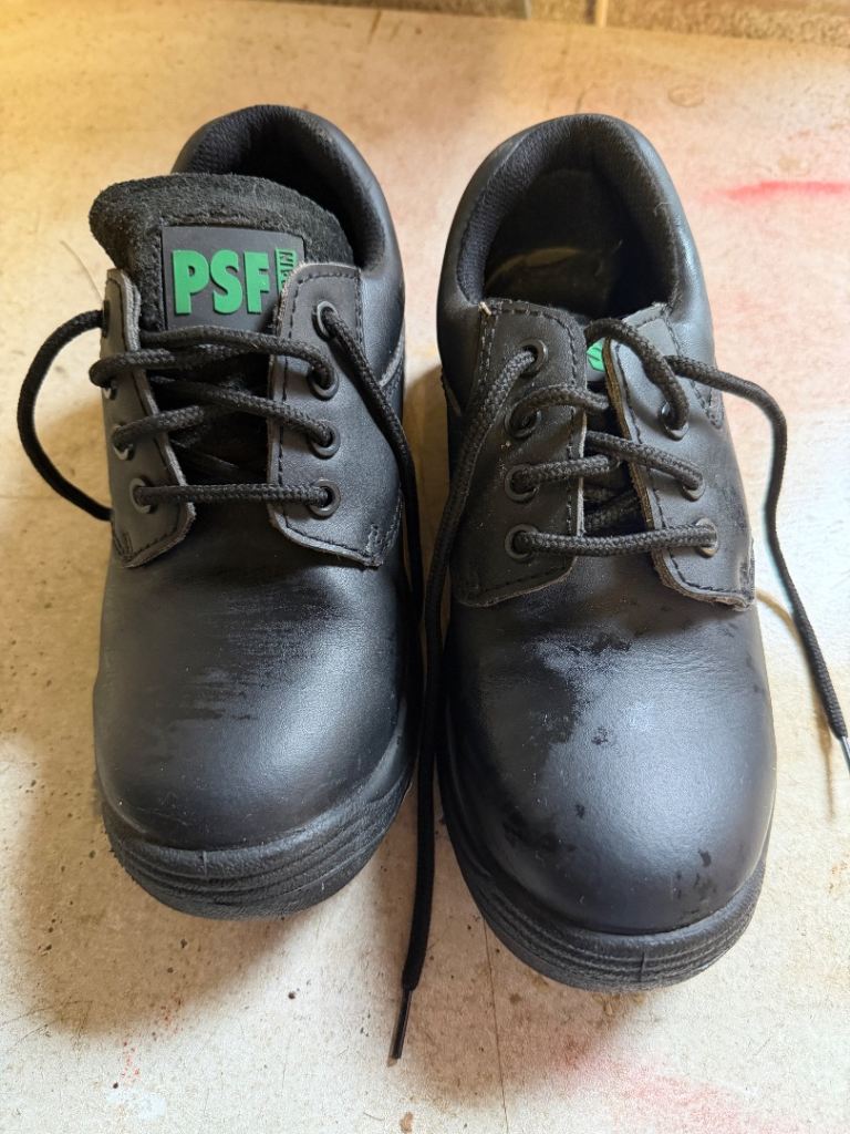 PSF Black Safety Shoes Size 35 – As Good As New