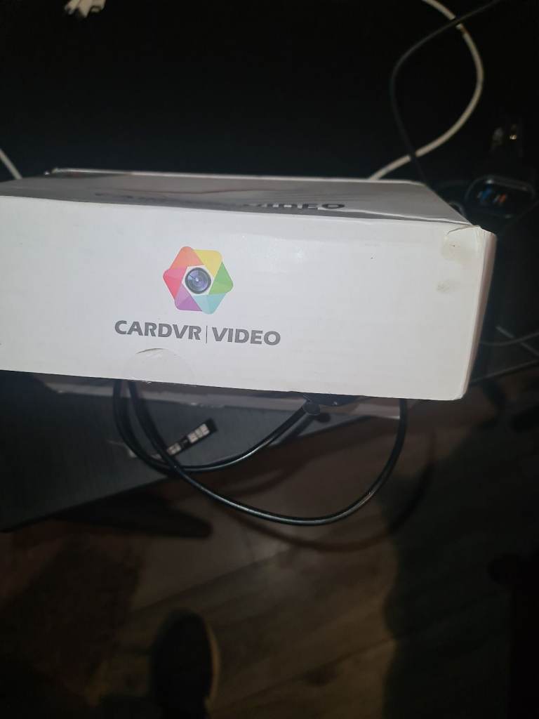 Cardvr Video Dash Cam with USB Charger – Good Condition