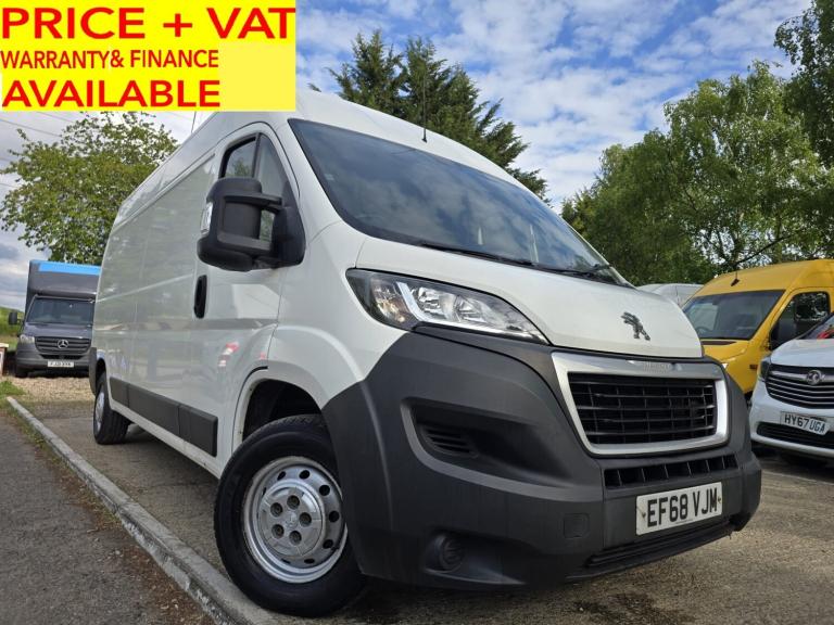 2019 Peugeot Boxer 2.0 BlueHDi 335 Professional L3 H2 LWB PANEL VAN Diesel Manual
