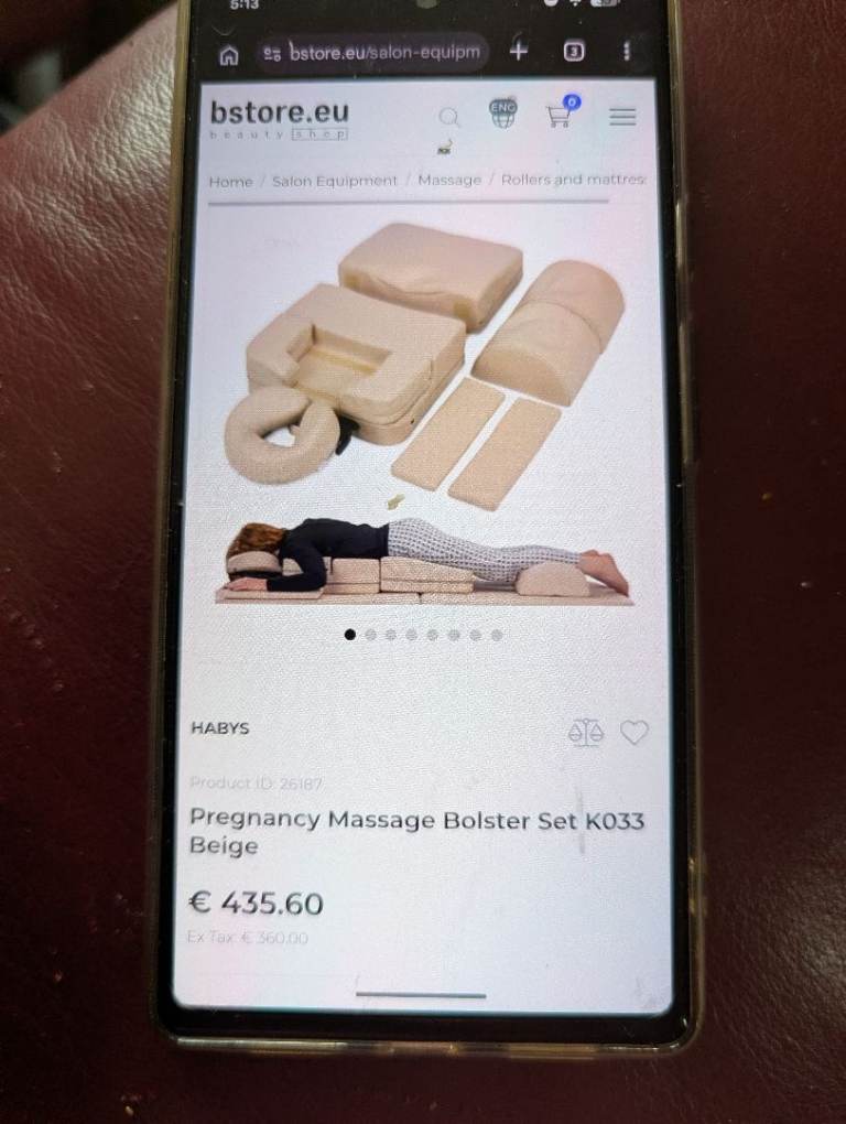 Professional Prenatal massage bolster set 