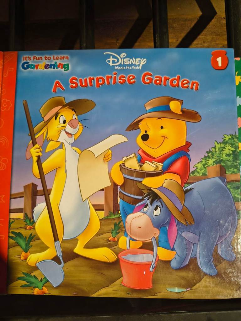 Disney Winnie the Pooh Kids Books - A Surprise Garden & Piglet's Night Lights