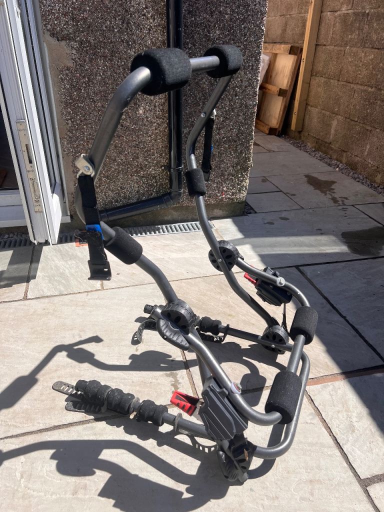 Car bike rack for two bikes
