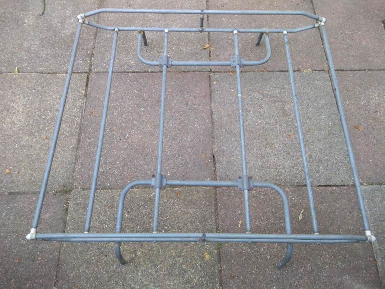 galvanised roof rack suitable for gutter fitting