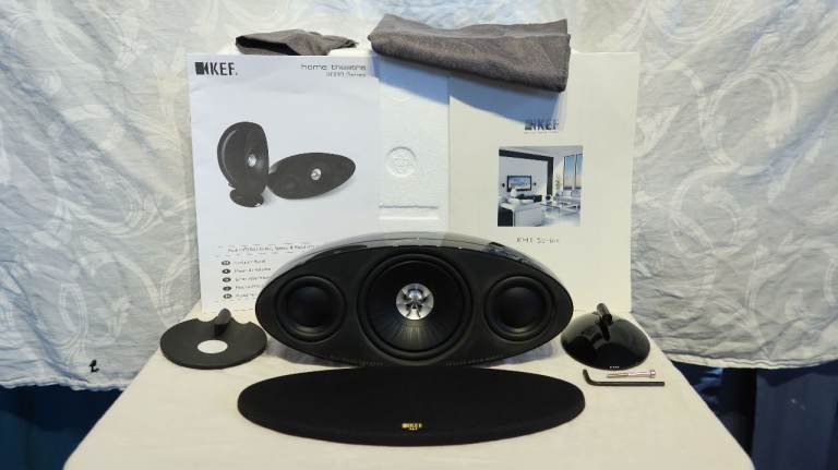 Kef Egg HTC3001SE Centre Speaker - Fully Working & Sounds Great - Gloss Black