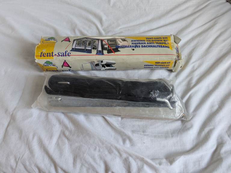Awning tie down kit
