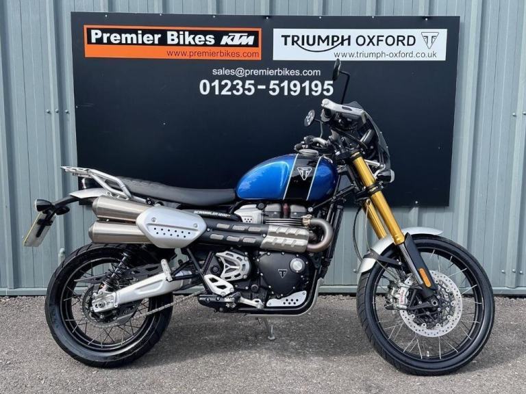 Stunning One Owner 2021/21 Triumph Scrambler 1200 XE Motorcycle 