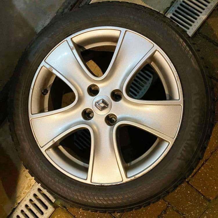 2014 Renault Clio Mk4 Dynamique 16" Alloy Spare Wheel 195 55 16 Yokohama Tyre Alloys Wheels Car