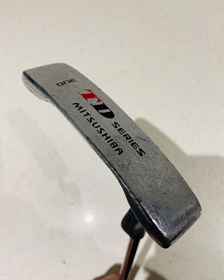 MITSUSHIBA TD SERIES ONE BLADE PUTTER.  R/H.