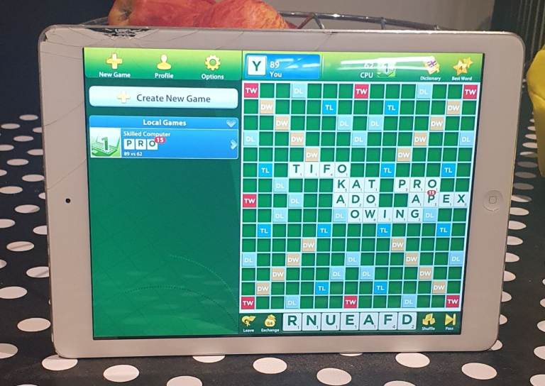 Wanted - Apple iPad with original Scrabble game
