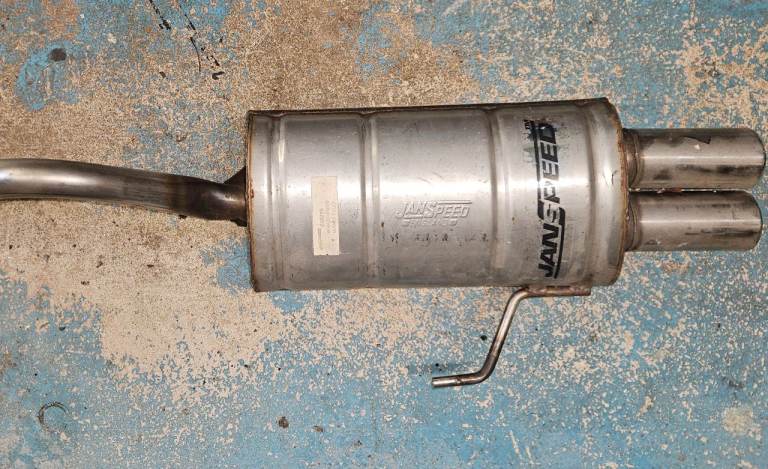 Janspeed SS rear exhaust box