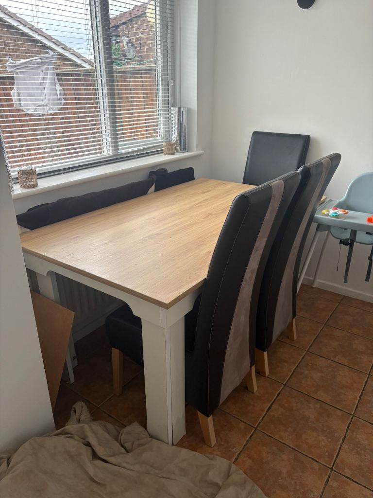 Table and chairs