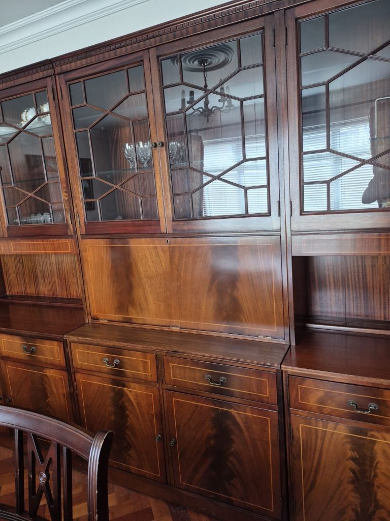 Mahogany cabinets 