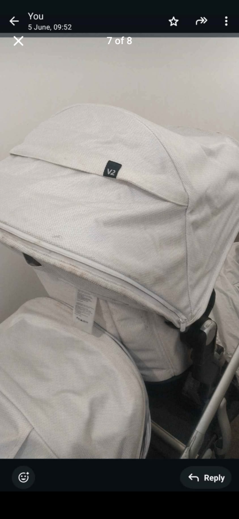 Double Buggy ( Uppababy Vista V2 with Bassinet)