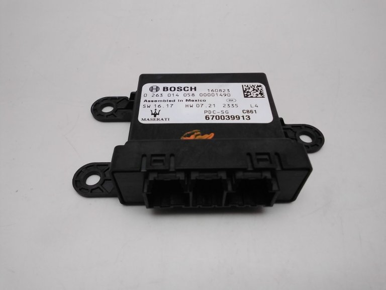 Maserati Ghibli Parking Sensors Ecu Pdc Module 670039913 0263014058 (Maserati ,