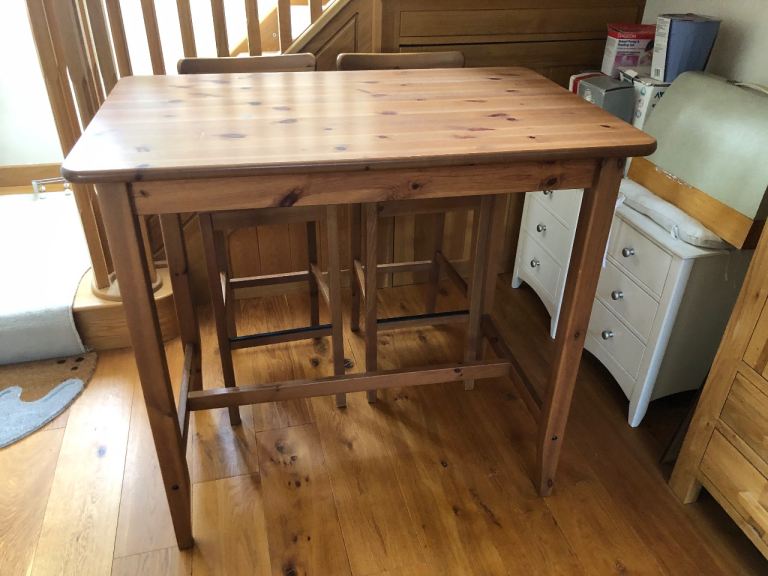IKEA Leksvik  Pine High Table  