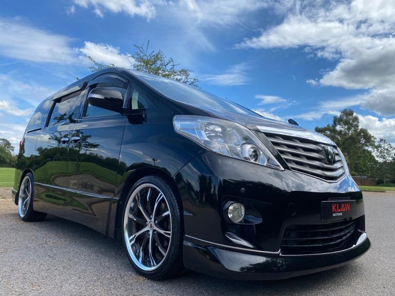 2009 Toyota Alphard 240S 2.4 Petrol 7 Seats MPV Black 5dr Petrol