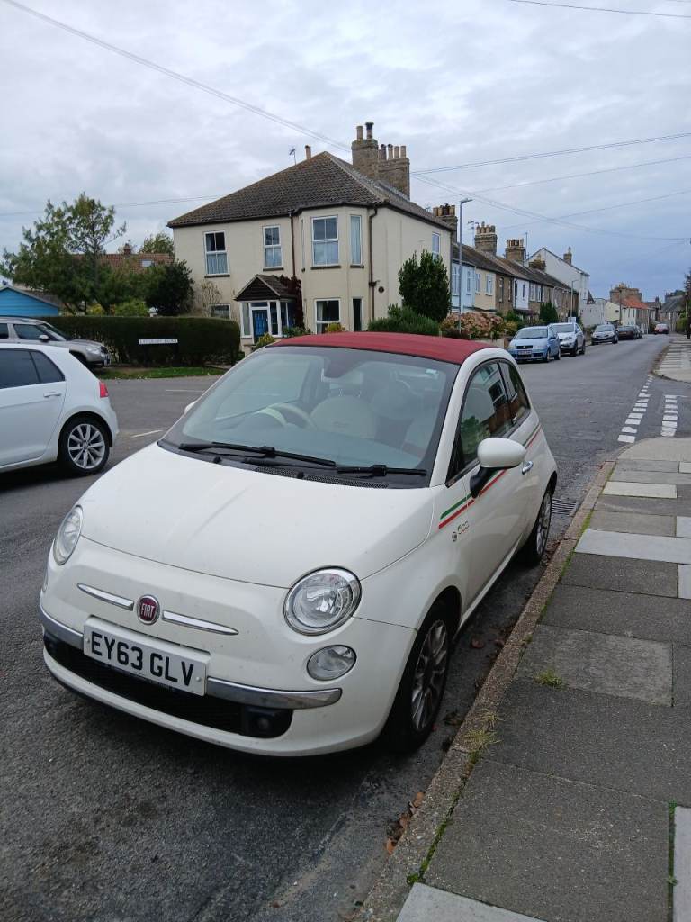 Fiat, 500, Convertible, 2013, Manual, 1242 (cc), 3 doors