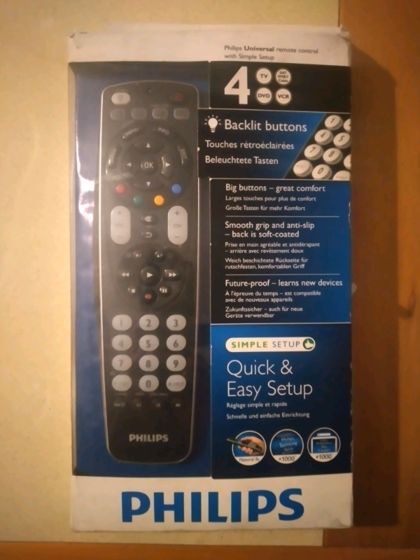 Phillips Universal Remote Control 