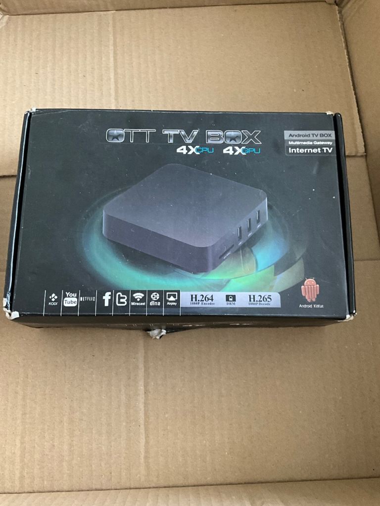 MXQ Pro 4K OTT TV Box - Android, As Good As New