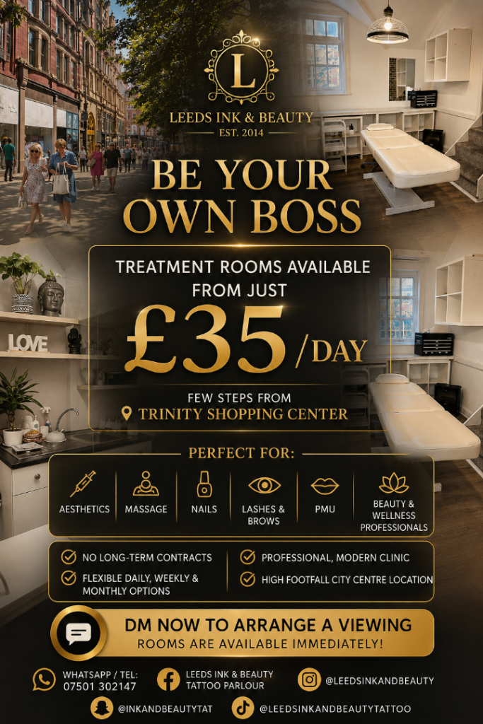 Beauty / Treatment room in Leeds City Centre 