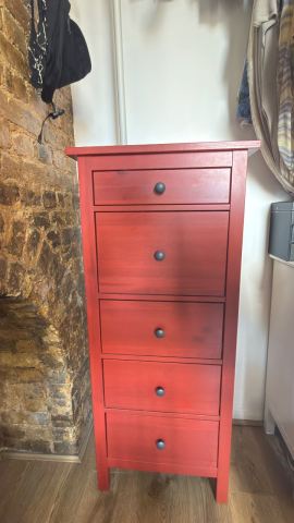ikea hemnes red brown dresser 5-Drawer Chest (Discontinued Stain), £110.00 for Sale Main parts 60_ss_styles How to Style Beach Size:CHILD-XL-6T-FAMILY