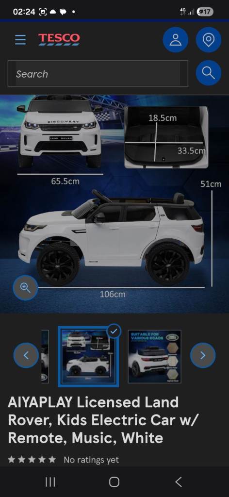 Electric car for kids