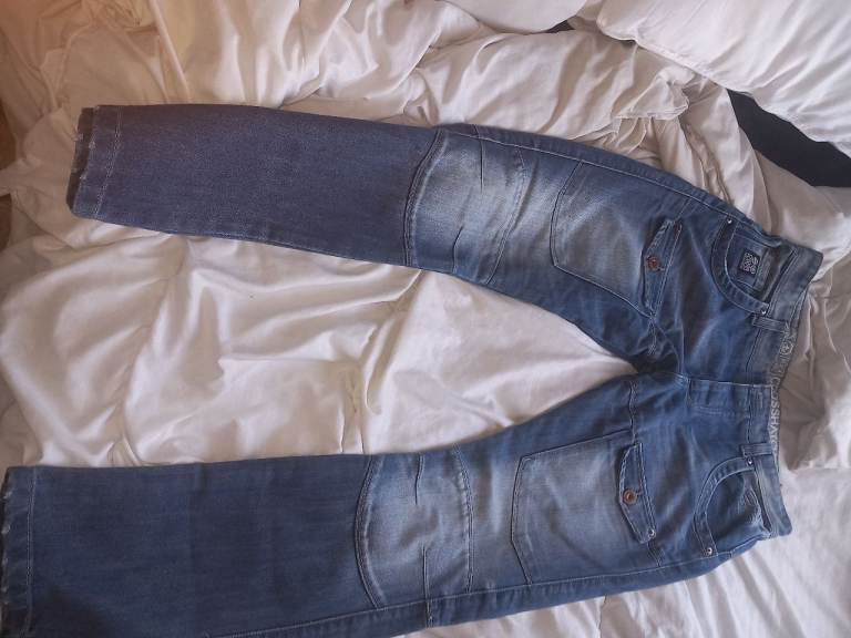 Black Label Men's Denim Jeans 34L – Good Condition