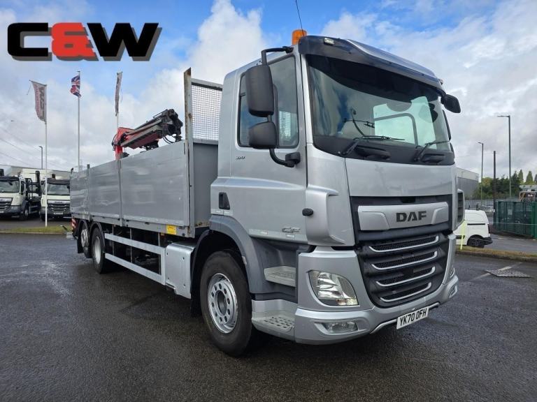 2020(70) DAF FAN CF 370 6x2 Rear Mounted Brick Grab - 186,000Kms