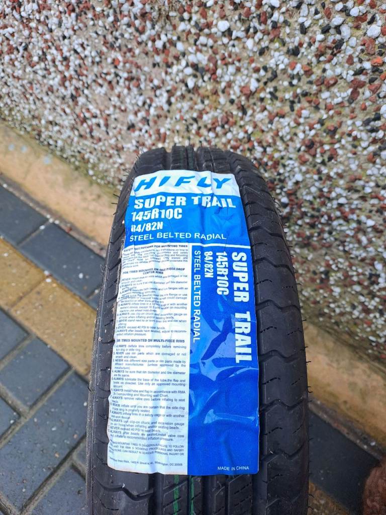 145 r 10 trailer tyre new