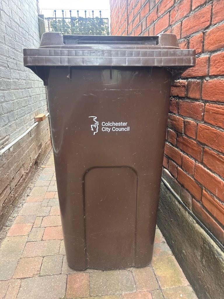 Large garden waste bin 