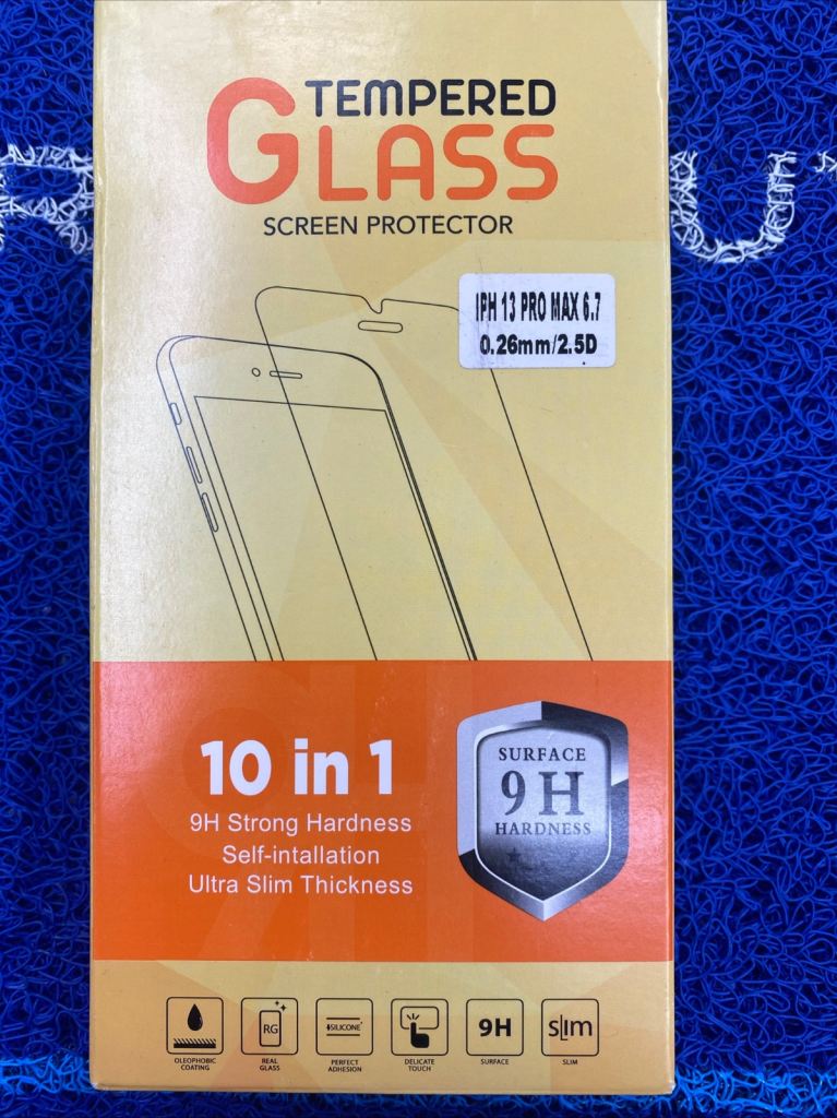 Tempered Glass Screen Protector 13 Pro Max. Full Box 10 Pack