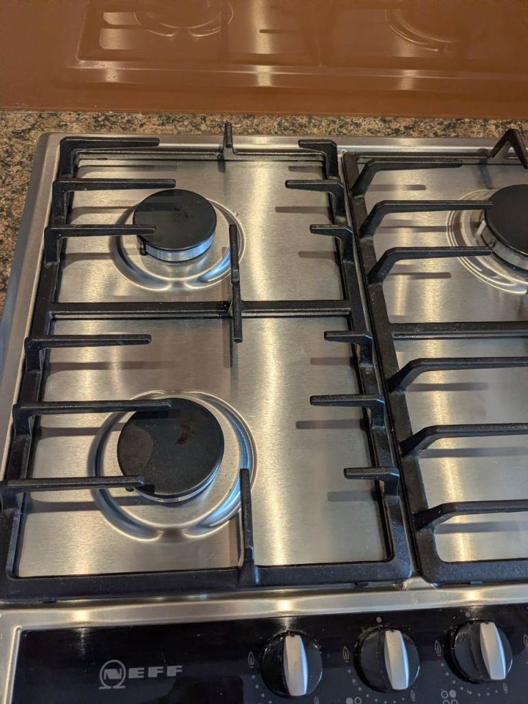 Neff Stainless Steel Gas Hob, 4 Burners
