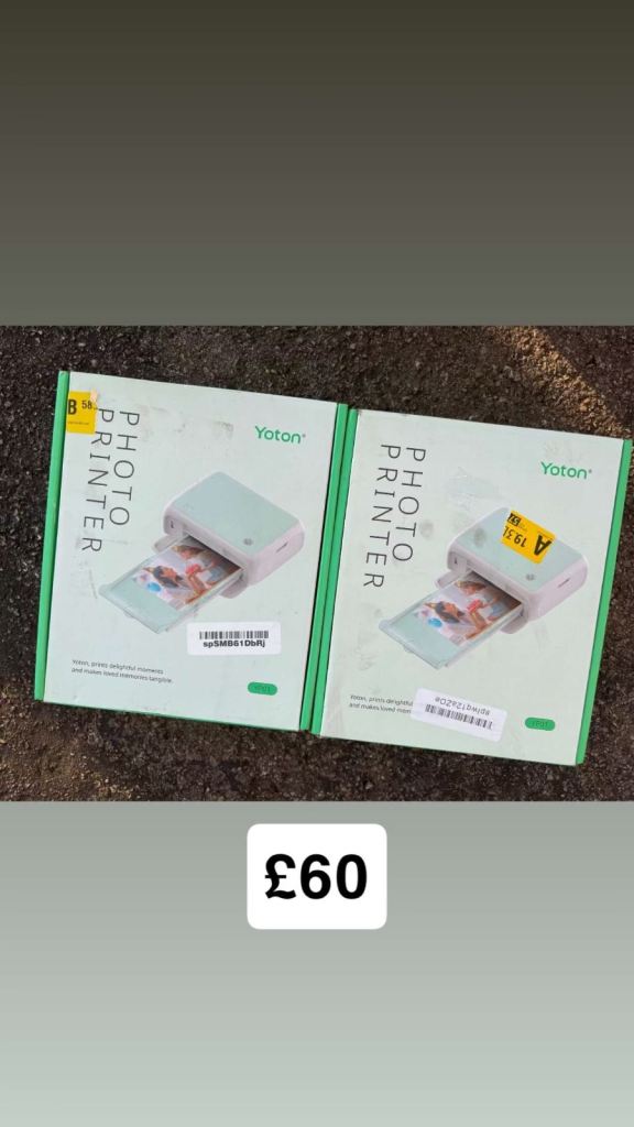 Two YoTonn Portable Photo Printers - Brand New