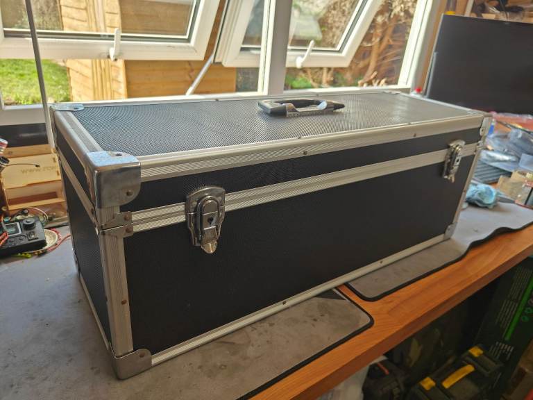 Transport case for RC model helicopter (450 size). With foam insert, ideal for many applications.