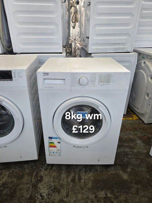 Beko 8kg washing machine 🌟 Free Delivery 🌟 120 Days Warranty 🌟 