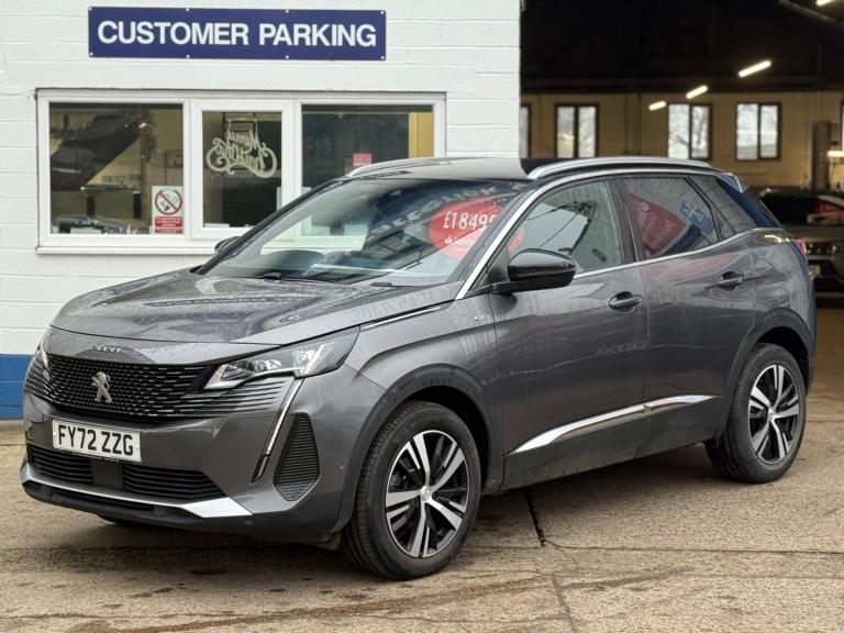 2022 Peugeot 3008 1.5 BlueHDi GT 5dr, UNDER 15800 MILES, FULL PEUGEOT SERVICE HISTORY,  HATCHBACK...