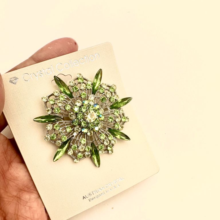 image for Green brooch