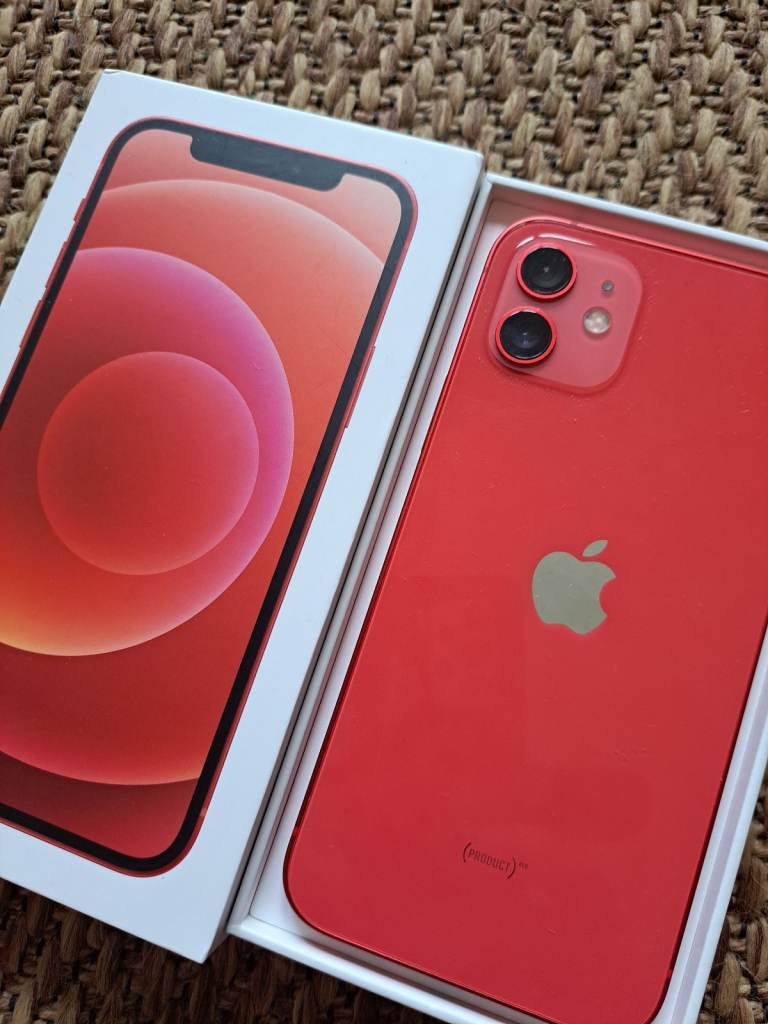 Red iphone 12