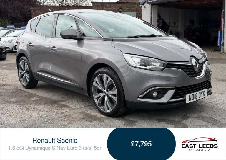 2018 Renault Scenic 1.6 dCi Dynamique S Nav 5dr MPV DIESEL Manual